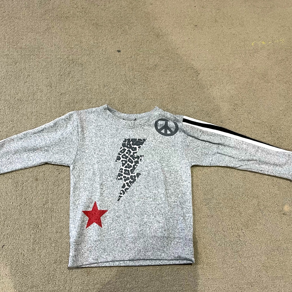 Flowers by Zoe grey sweatshirt